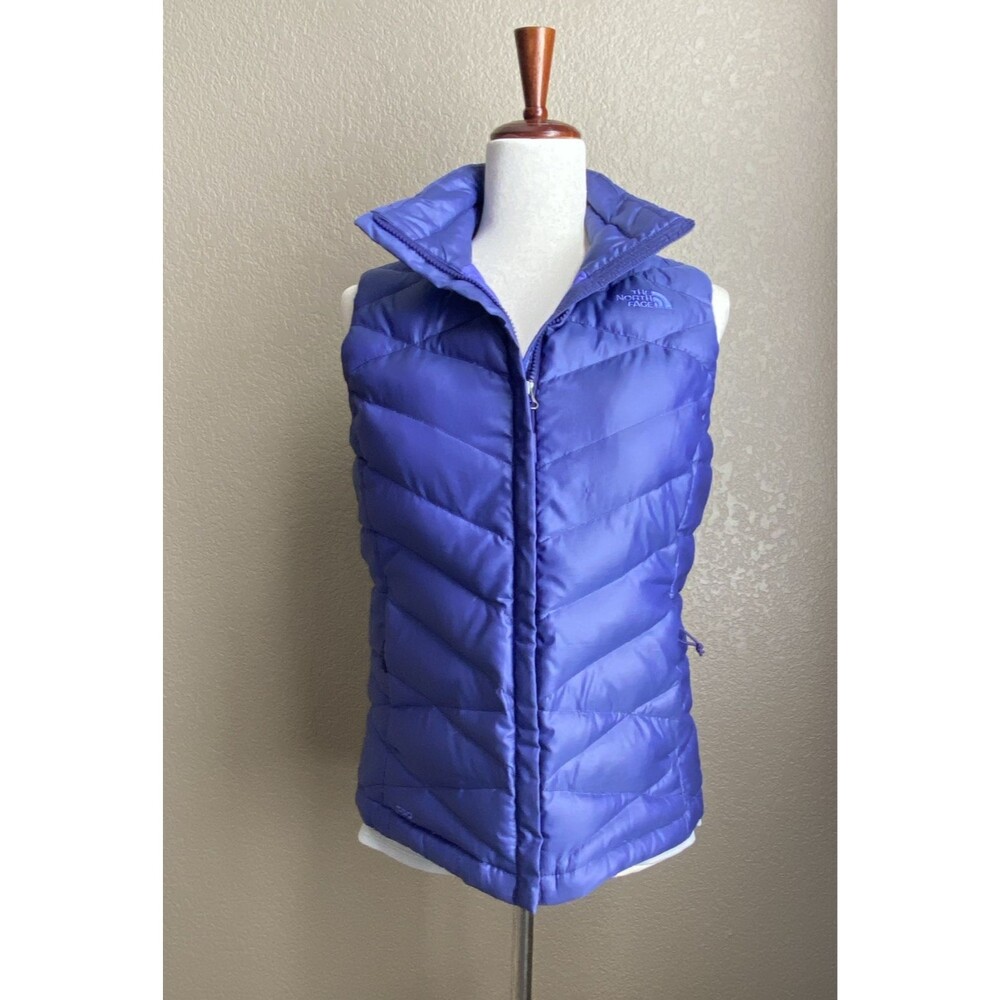 The North Face Women’s Puffer Vest Size S Purple Insulated Fall 2015 Pre-Owned